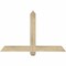 Ekena Millwork Eugene Rough Sawn Timber Gable Bracket, Douglas Fir, 48"W x 30"H x 4"D x 4"F, 15/12 Pitch GBW048X30X0404EUG00RDF - alternate 1